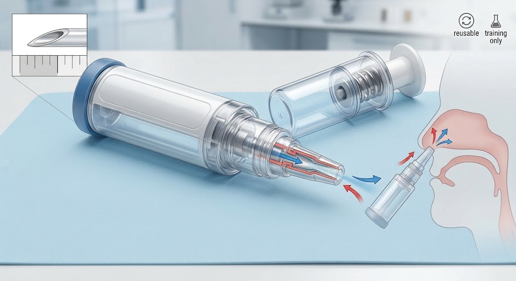 Nasal Spray Training Device