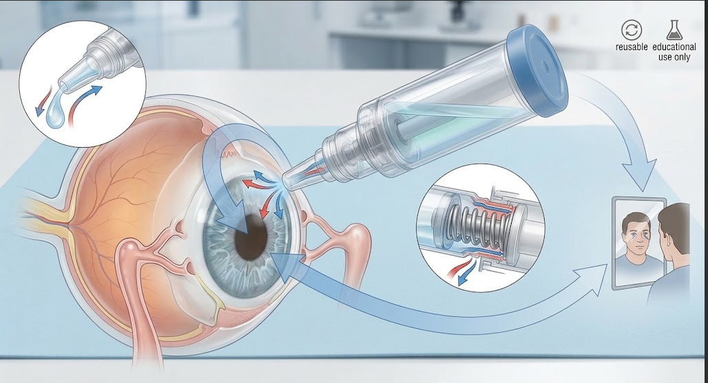 Eye Wash / Drops Training Device