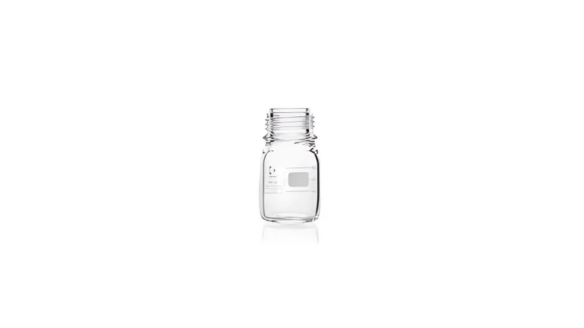 Lab bottle clear , 100 ml